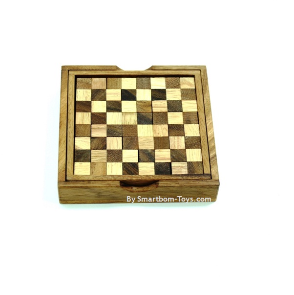 เกมส์หมากรุก Chess Puzzle ของเล่นไม้ฝึกทักษะการคิดและสมอง