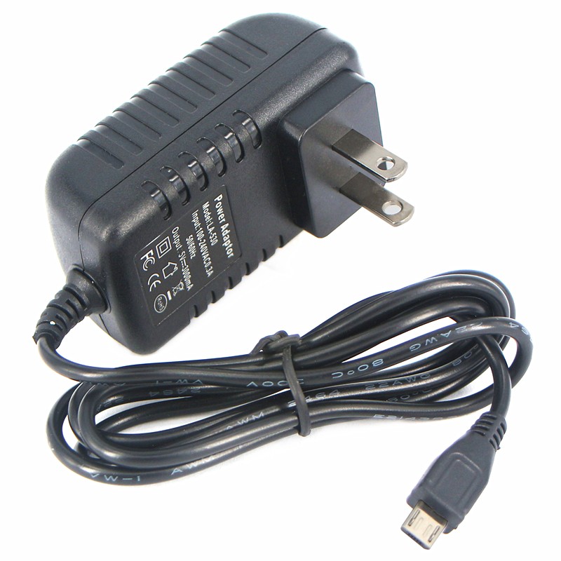 5V 3A Power Plug Adapter หัวแจ๊คแบบ Micro USB หัวเสียบไฟ 220V แบบ US สำหรับ Raspberry Pi 3 B B+ และ Pi Zero