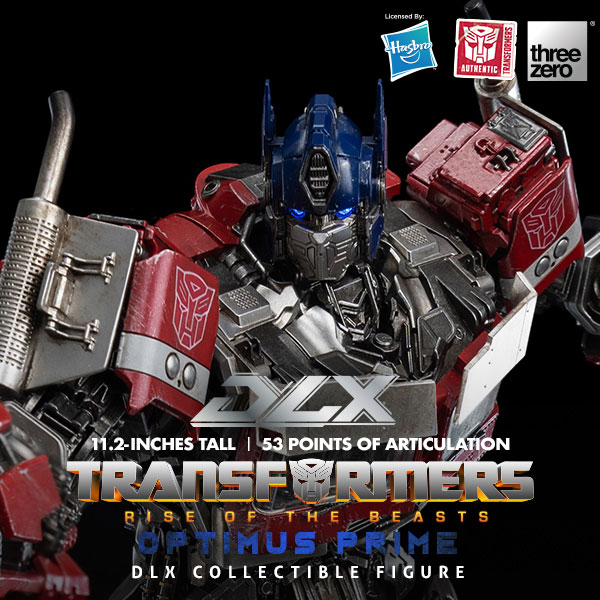 THREEZERO X HASBRO TRANSFORMERS RISE OF THE BEASTS DLX OPTIMUS PRIME