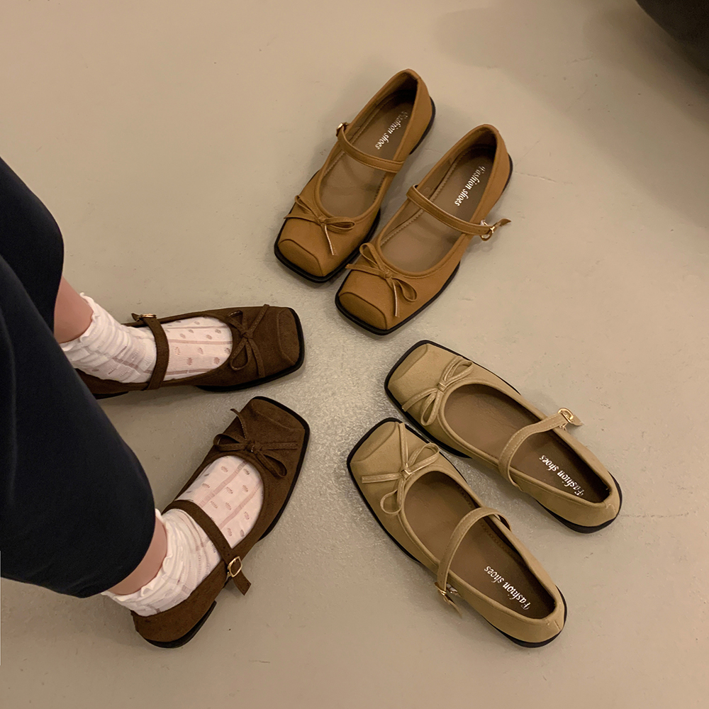 รองเท้าคัทชูผู้หญิงส้นเตี้ย ใส่สบาย มีขนาด35-40
