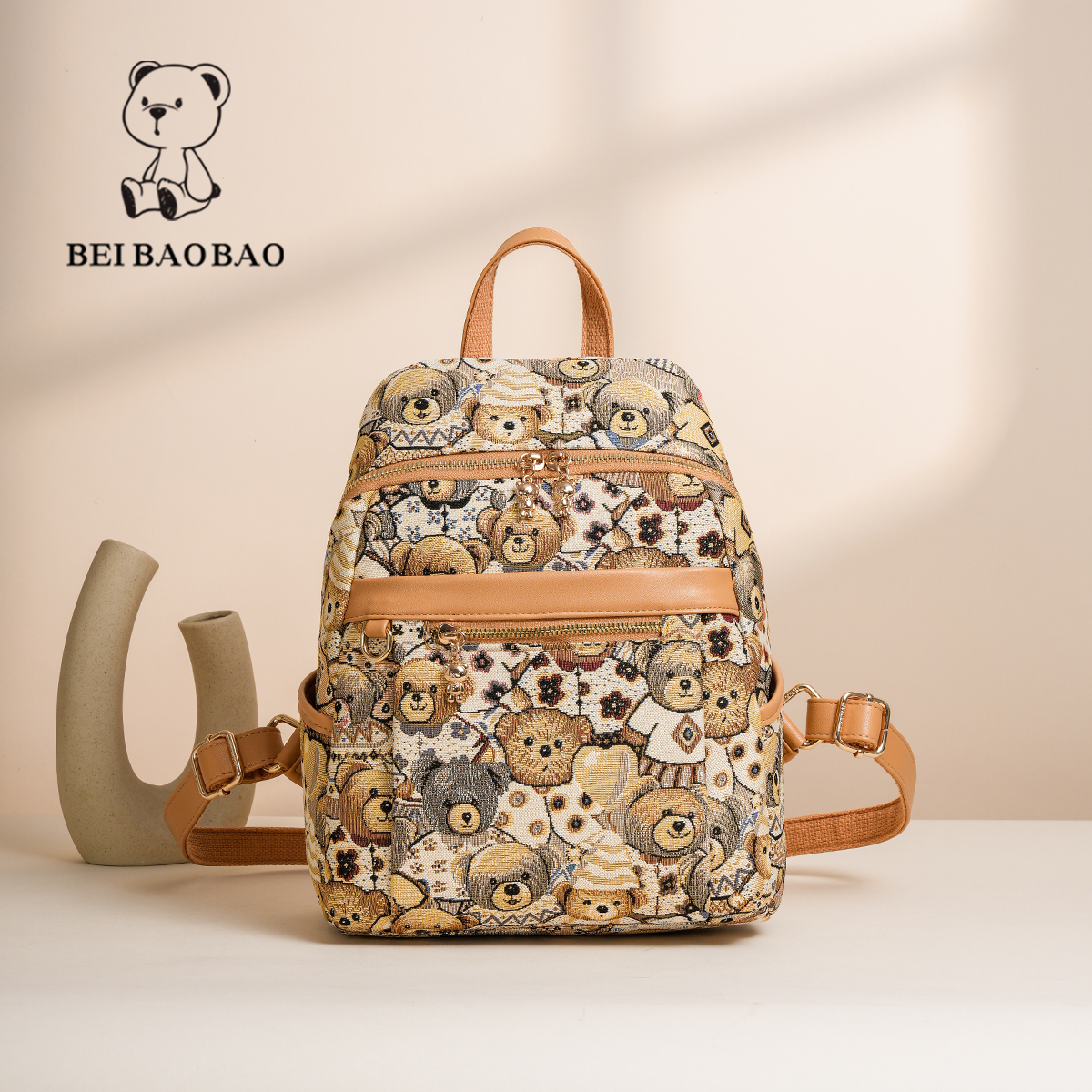 กระเป๋าผู้หญิงสวยๆ กระเป๋าสะพายข้างผู้หญิง กระเป๋าแบรนด์ BEAR BAG กระเป๋าหมีสุดคิ้ว!