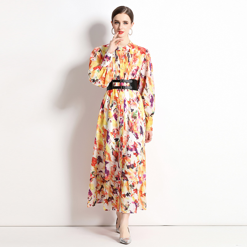 ชุดเดรสยาวสวยๆ ชุดเดรสยาวใส่สบาย ใส่ทำงาน มีขนาดS M L XL 2XL