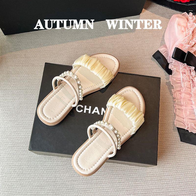 รองเท้าแตะผู้หญิงส้นเตี้ย ใส่สบาย มีขนาด35-43