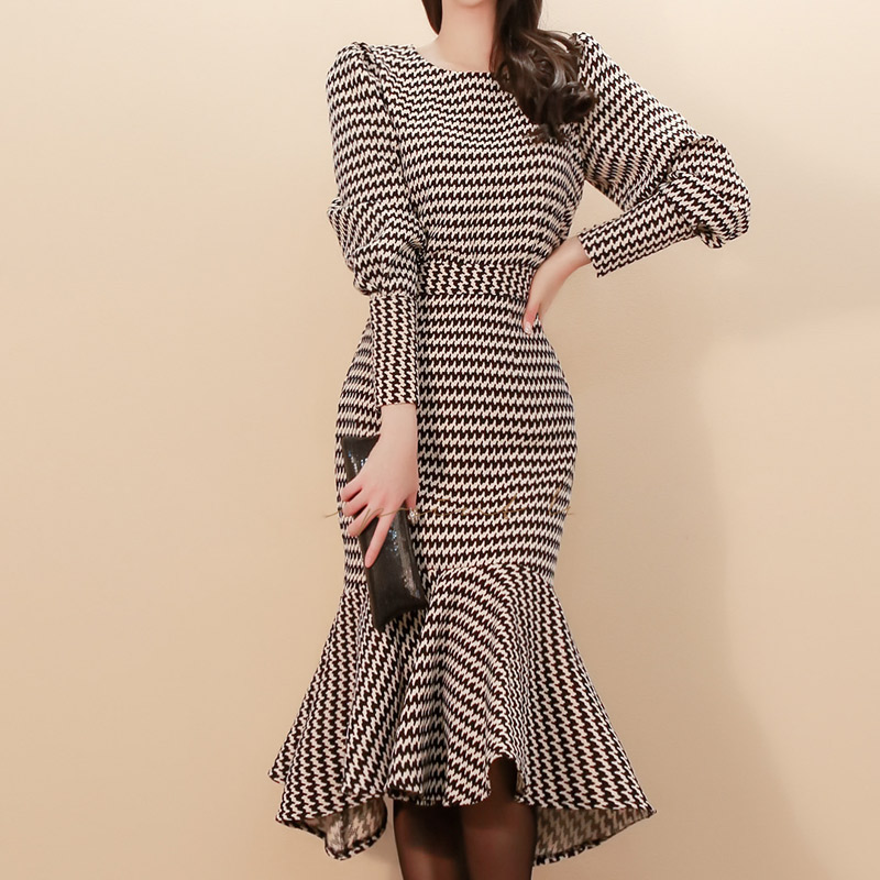 ชุดเดรสยาวสวยๆ ชุดเดรสยาวใส่สบาย ใส่ทำงาน มีขนาดS M L XL 2XL
