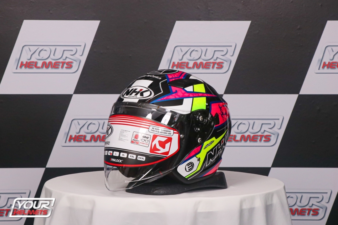 หมวกกันน็อค NHK HELMETS รุ่น S1 GP PRO ALONSO PINK BLACK