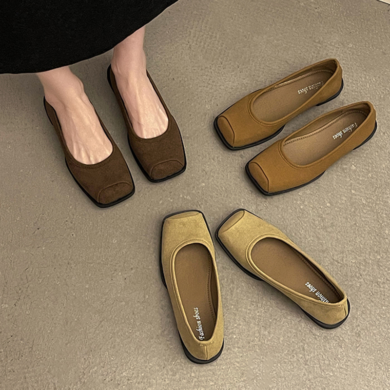 รองเท้าคัทชูผู้หญิงส้นเตี้ย ใส่สบาย มีขนาด35-40