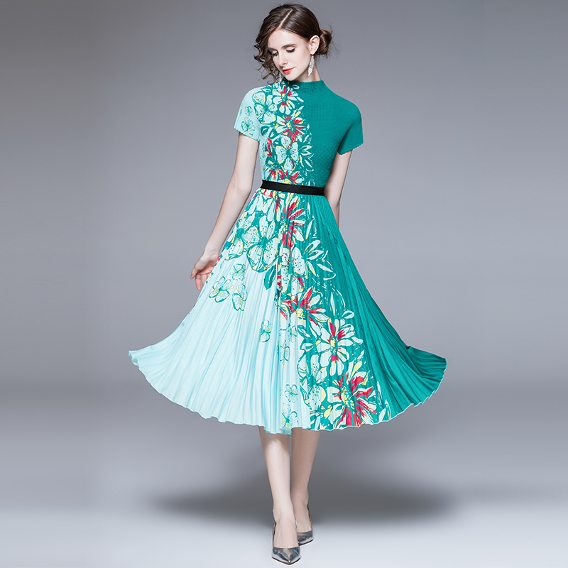 ชุดเดรสยาวสวยๆ ชุดเดรสยาวใส่สบาย ใส่ทำงาน มีขนาดS M L XL 2XL