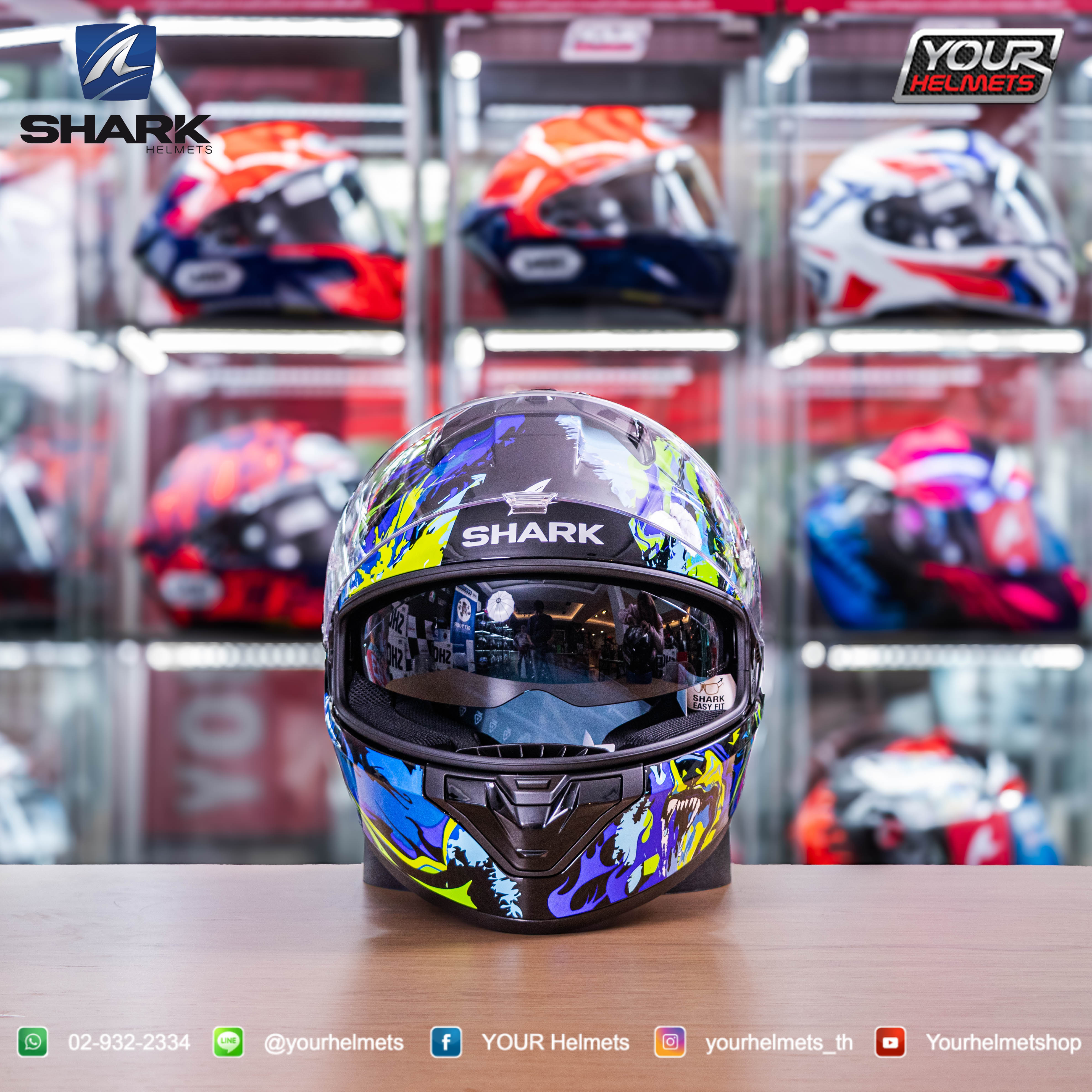 หมวกกันน็อค SHARK HELMETS รุ่น RIDILL 2