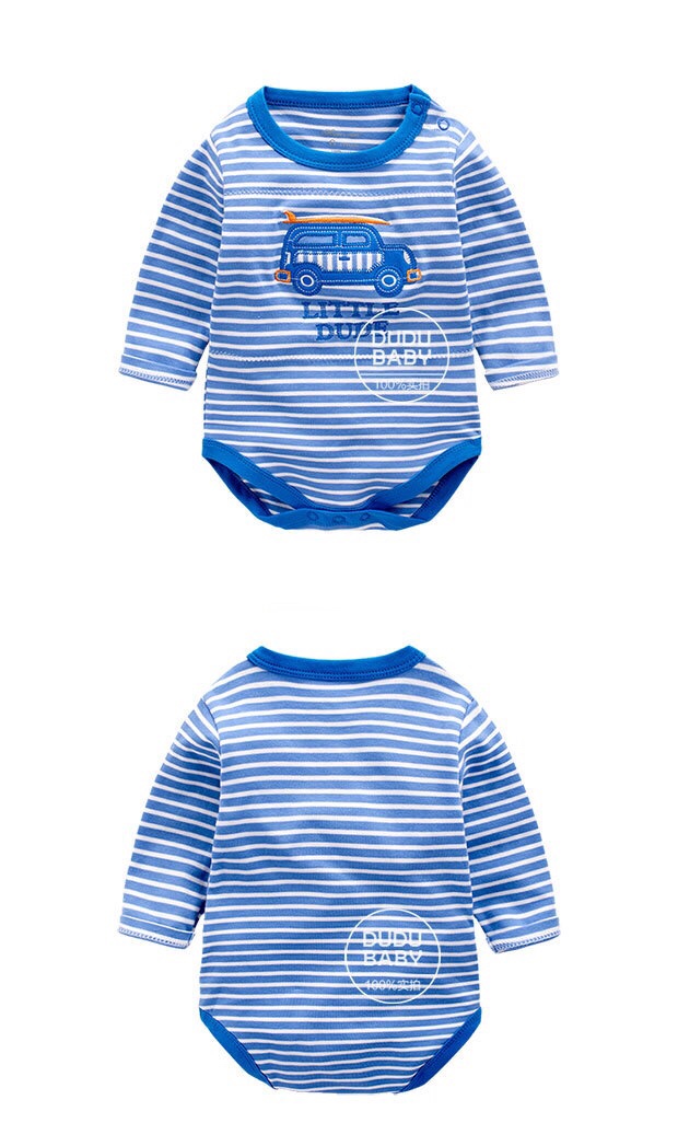 บอดี้สูท Baby Body suit ลายทาง แว่นตา