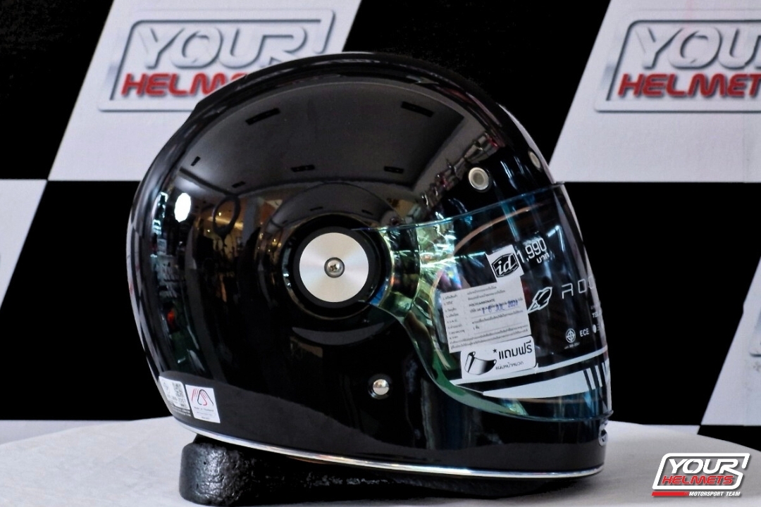 หมวกกันน็อค ID HELMETS รุ่น ROCKET BLACK PLAIN