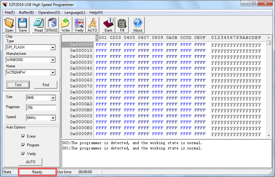 EZP2019 USB High Speed Programmer เครื่องแฟลชเฟิร์มแวร์ ไบออส อีพรอม (NO ADAPTER 5V.)