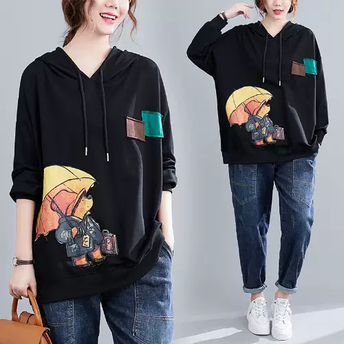 เสื้อยืดแขนยาว มีฮู้ด มีขนาด S M L XL สนใจทักแชท