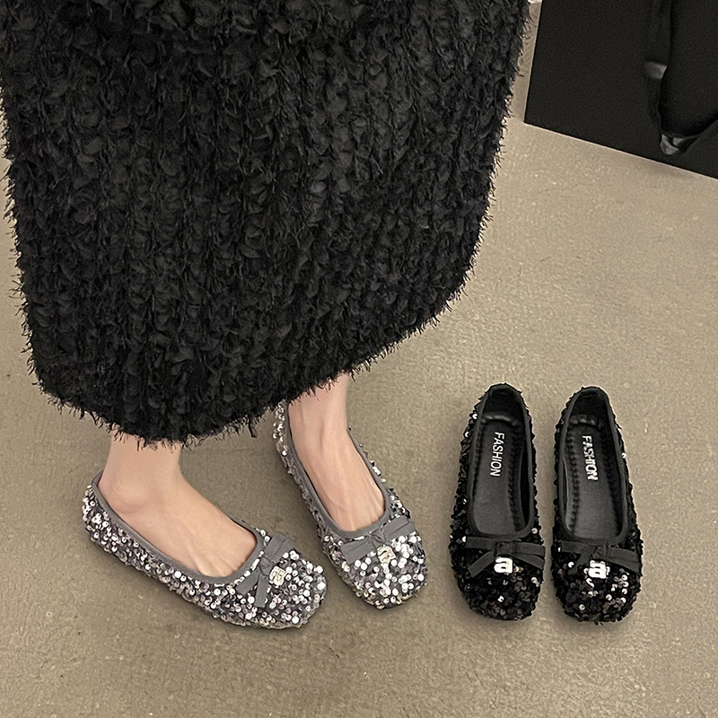 รองเท้าคัทชูผู้หญิงส้นเตี้ย ใส่สบาย มีขนาด35-40