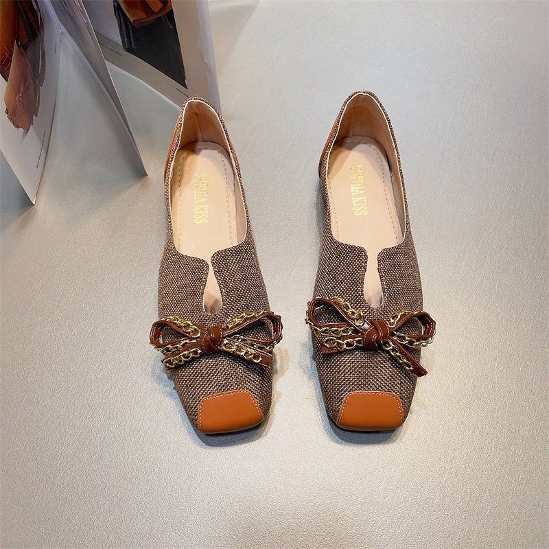 รองเท้าคัทชูผู้หญิงส้นเตี้ย ใส่สบาย มีขนาด35-40