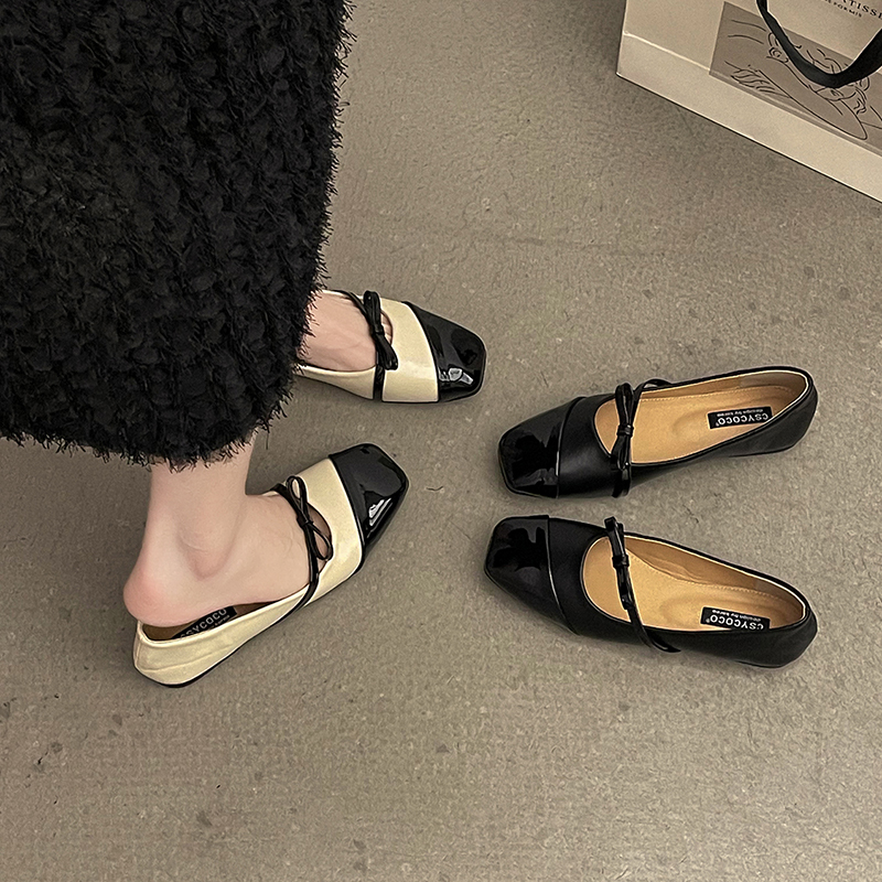รองเท้าคัทชูผู้หญิงส้นเตี้ย ใส่สบาย มีขนาด35-40