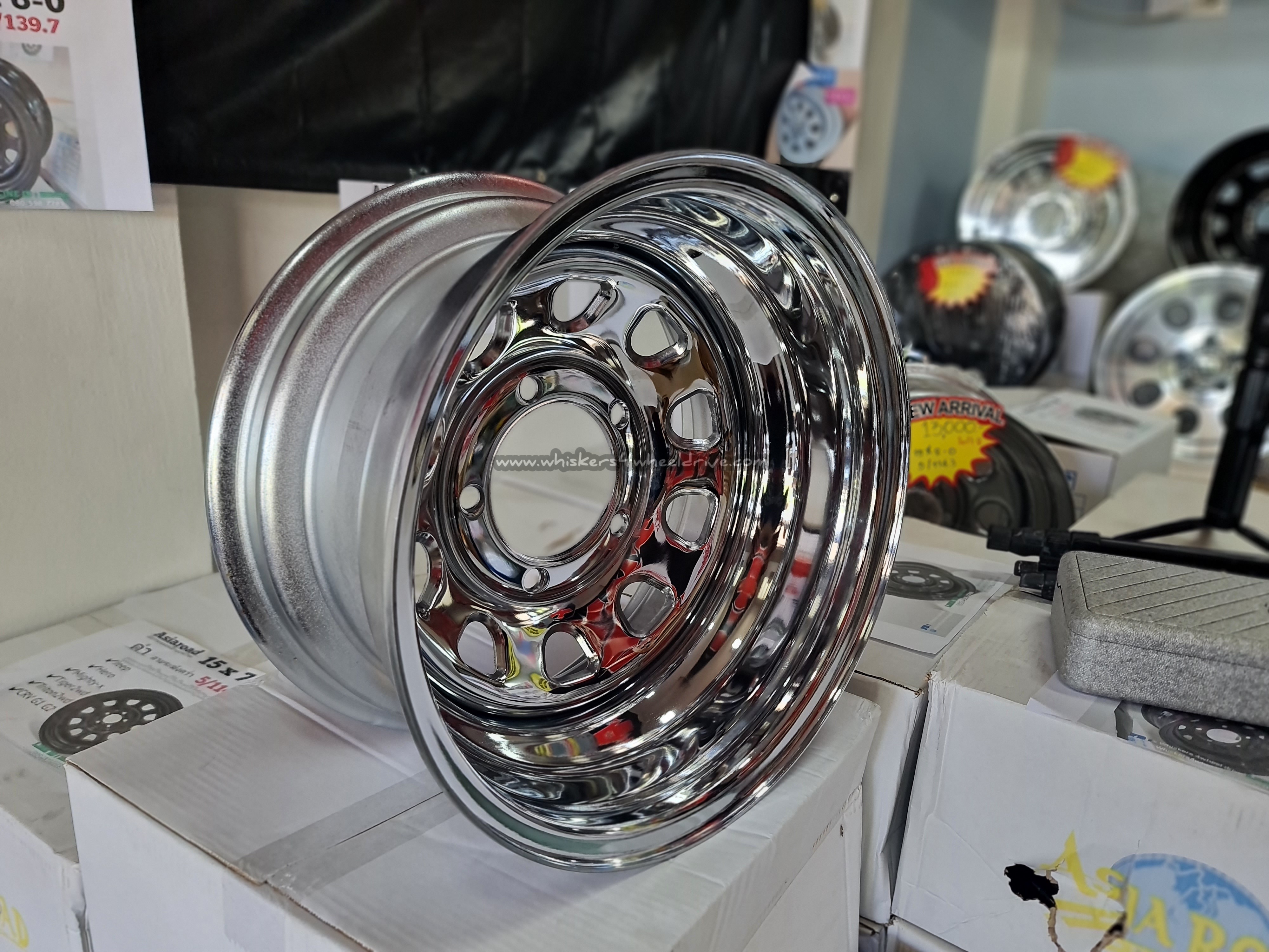 ล้อกระทะโครเมี่ยม