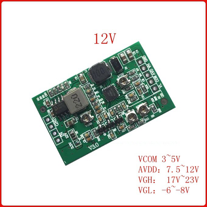 LCD LED Boost converter Module T-BAR T-CON Board VGL VGH Vcom.AVDD