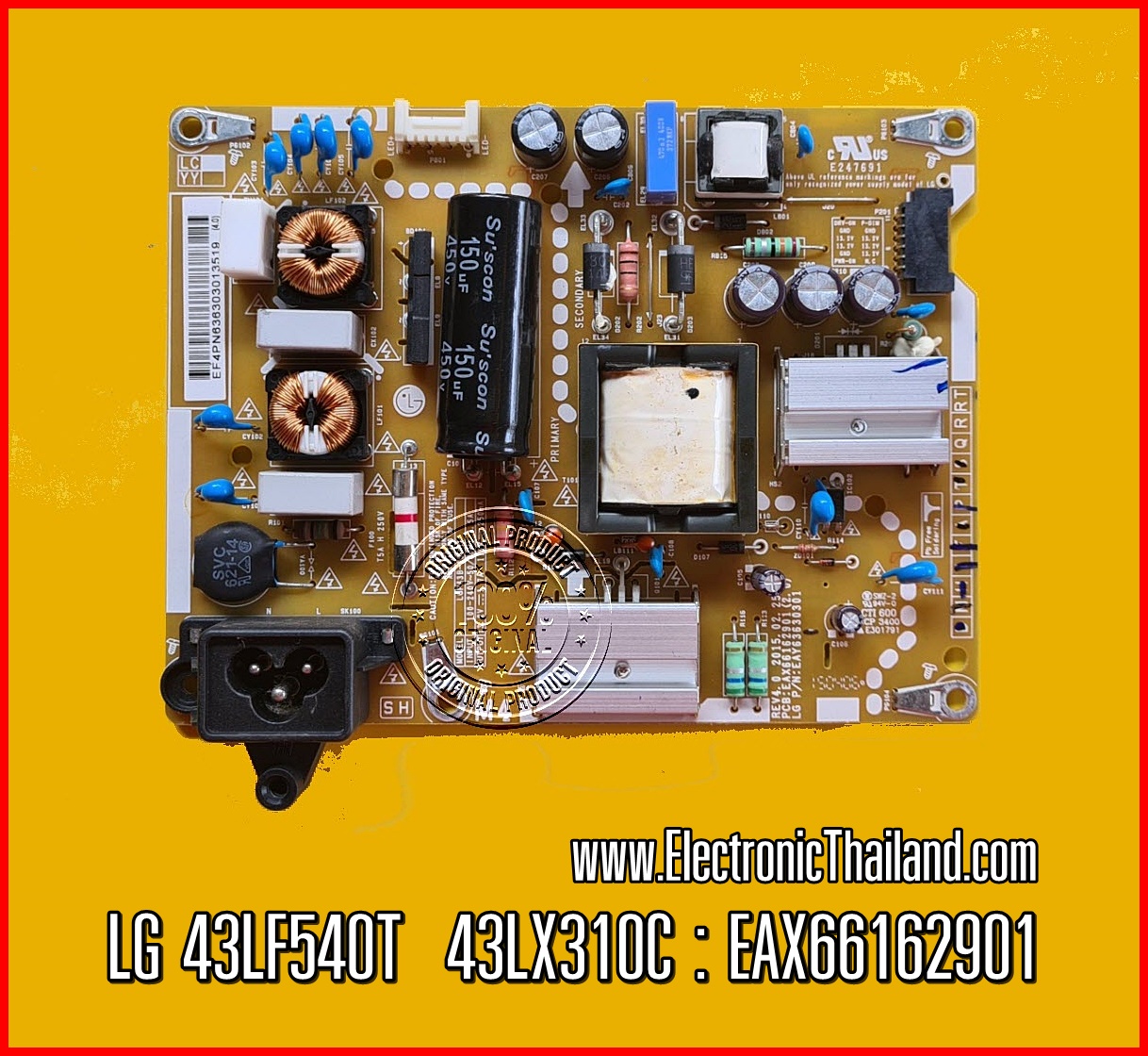 POWER SUPPLY LG 43LF540T 43LX310C : EAX66162901,EAY63630301