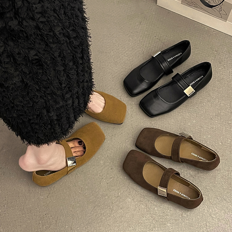รองเท้าคัทชูผู้หญิงส้นเตี้ย ใส่สบาย มีขนาด35-40