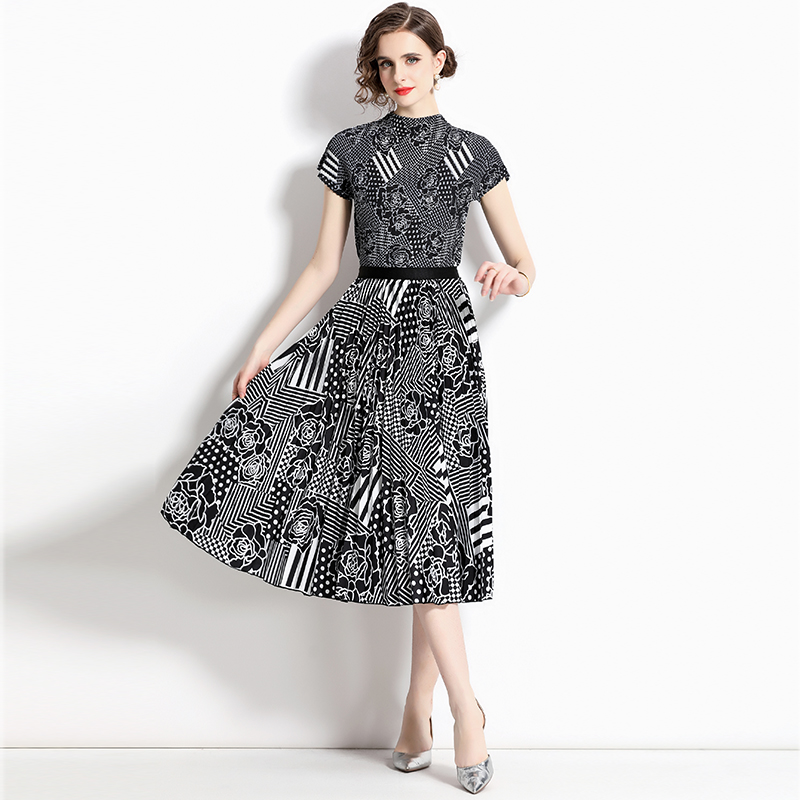 ชุดเดรสยาวสวยๆ ชุดเดรสยาวใส่สบาย ใส่ทำงาน มีขนาดS M L XL 2XL