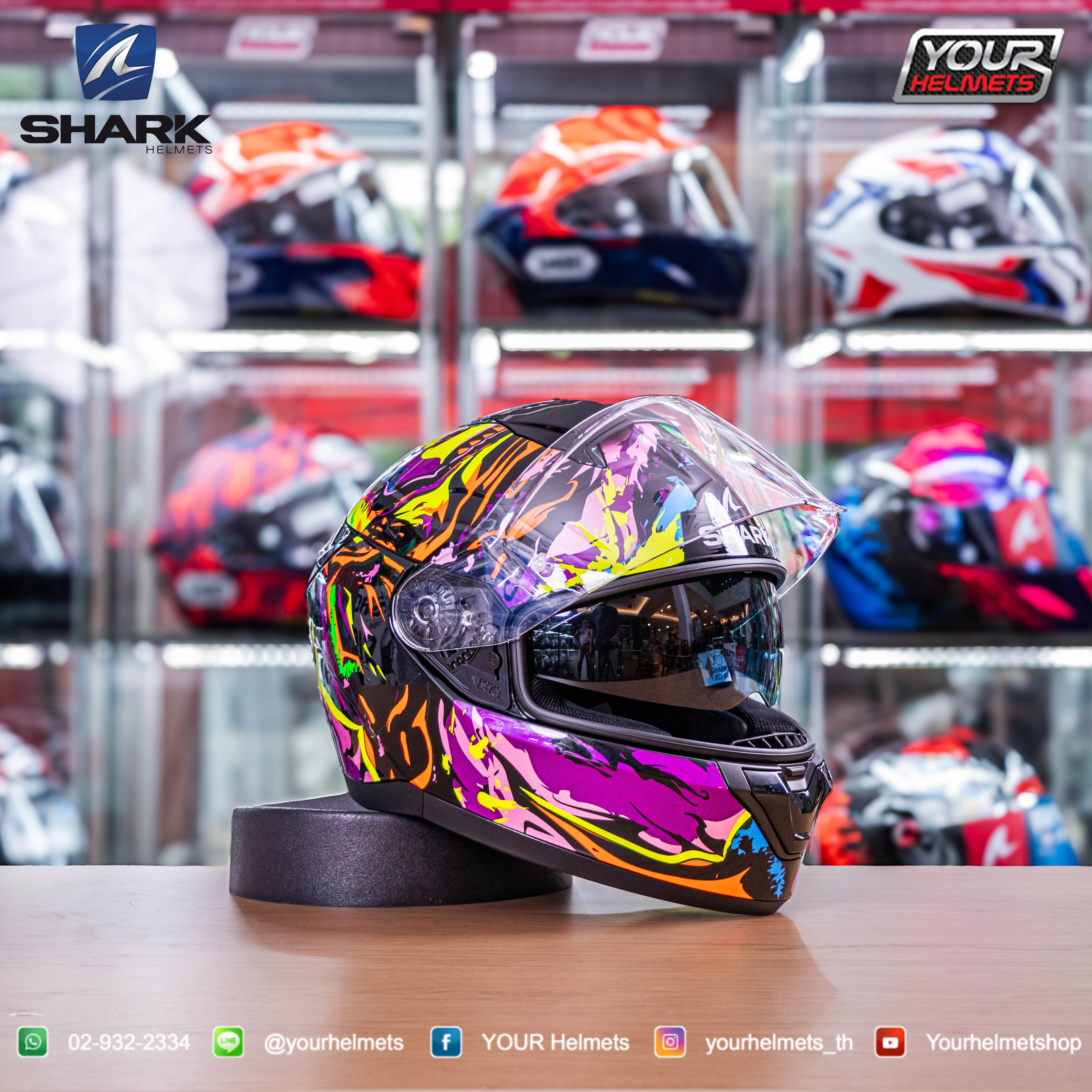 หมวกกันน็อค SHARK HELMETS รุ่น RIDILL 2