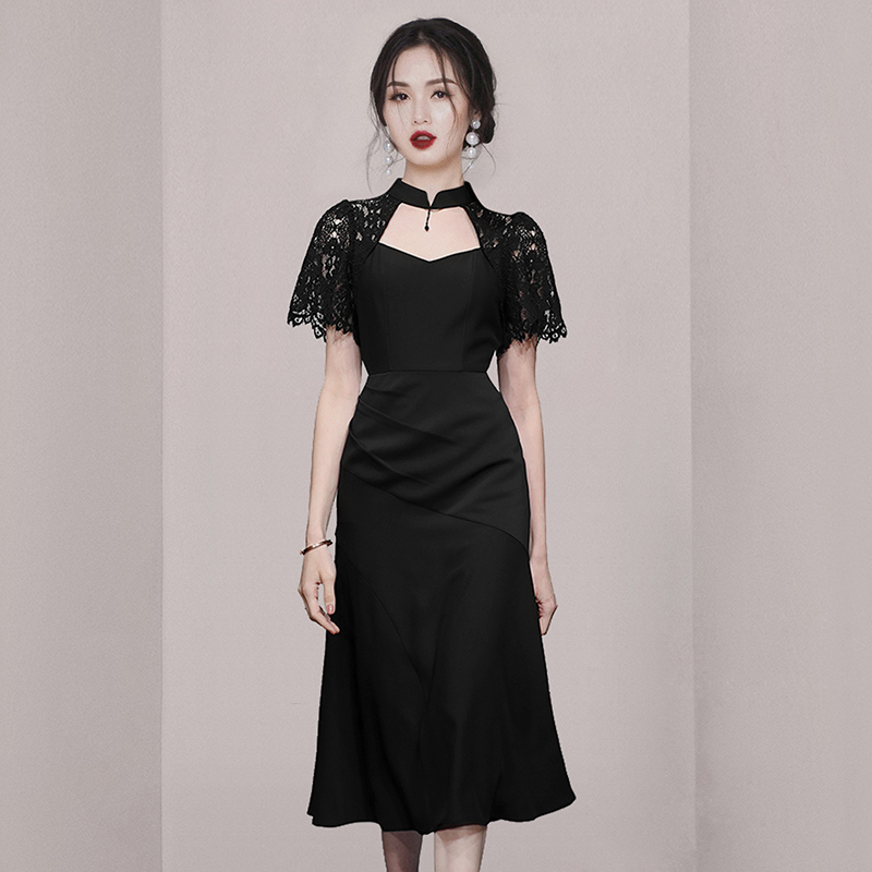 ชุดเดรสยาวสวยๆ ชุดเดรสยาวใส่สบาย ใส่ทำงาน มีขนาดS M L XL 2XL