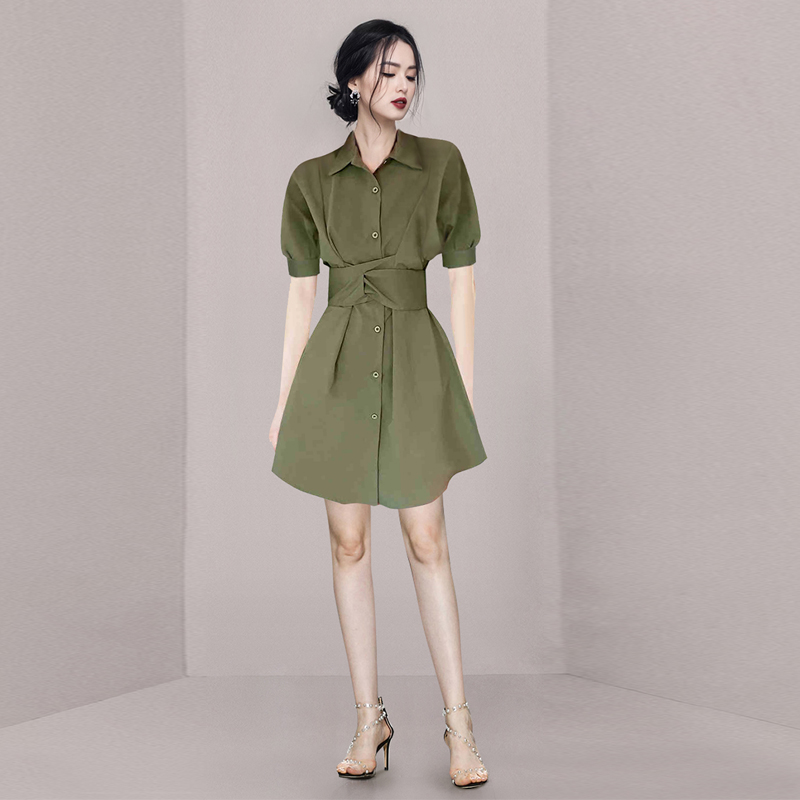 ชุดเดรสยาวสวยๆ สไตล์เกาหลี มีขนาด S M L XL สนใจทักแชท