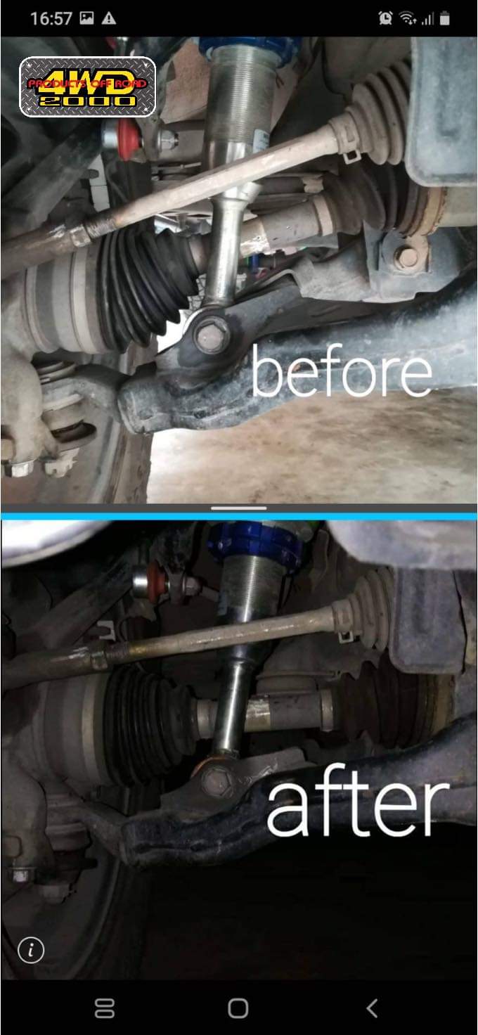 ชุดดร็อปเพลาขับหน้า Vigo