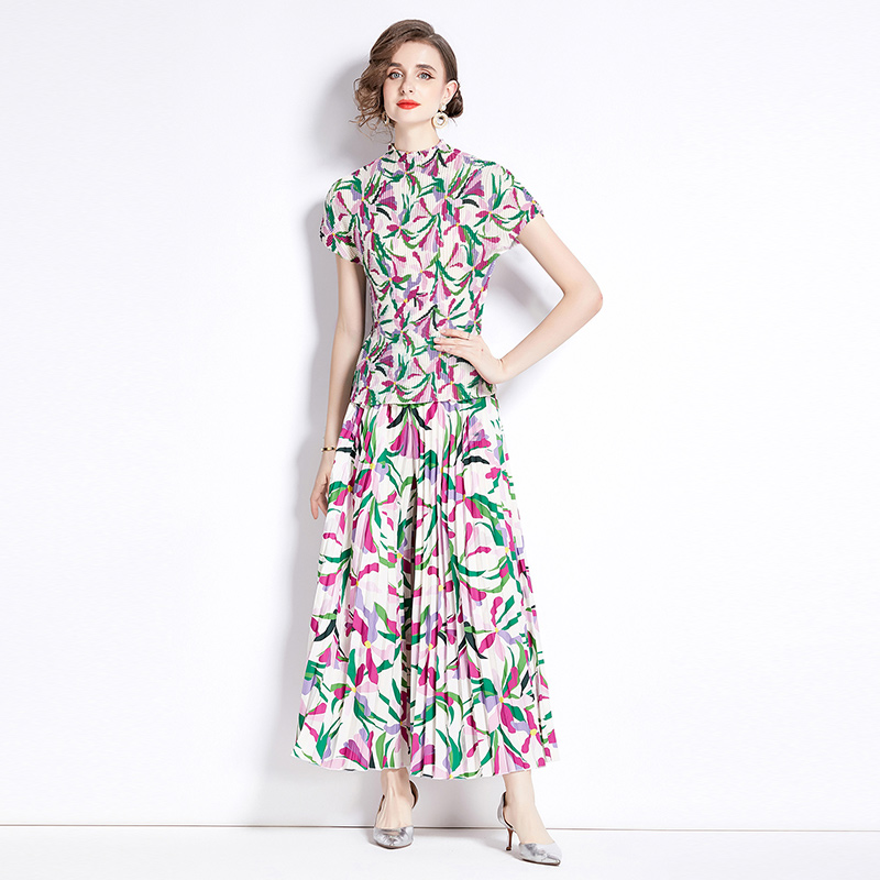 ชุดเดรสยาวสวยๆ ชุดเดรสยาวใส่สบาย ใส่ทำงาน มีขนาดS M L XL 2XL