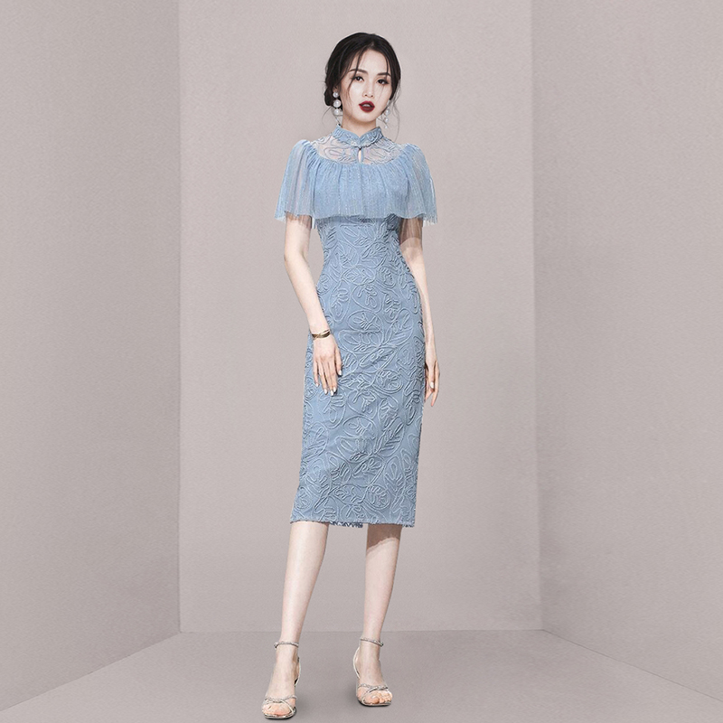 ชุดเดรสยาวสวยๆ สไตล์เกาหลี มีขนาด S M L XL สนใจทักแชท