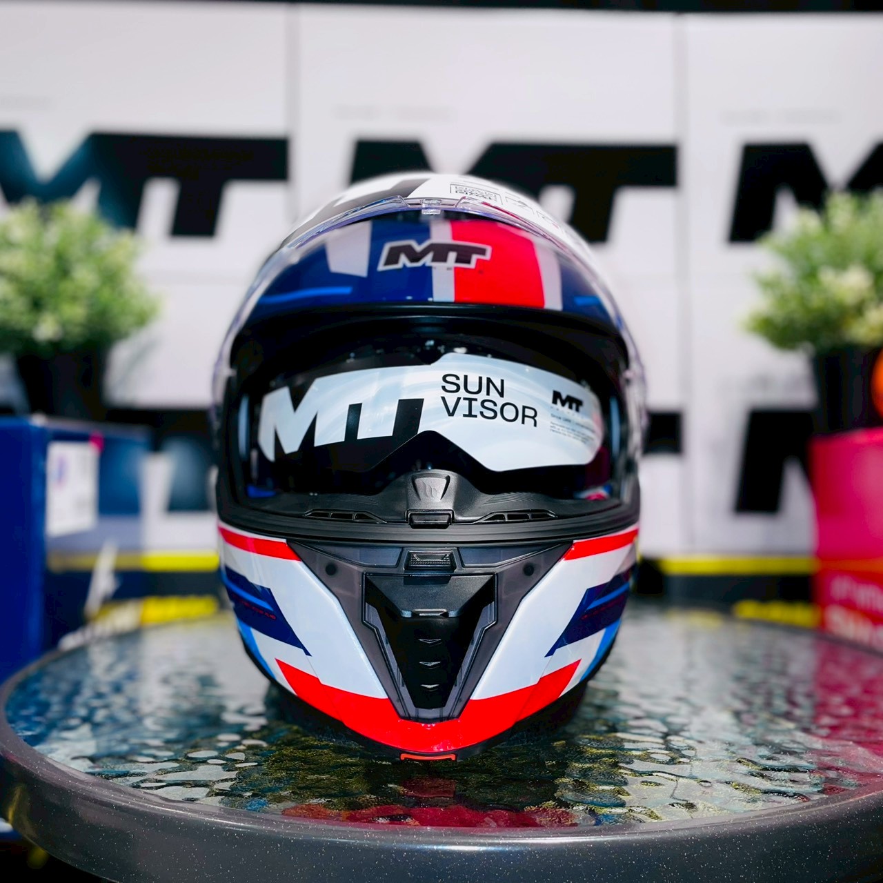 MT HELMETS - ATOM2 sv - Alkaline Gloss Blue