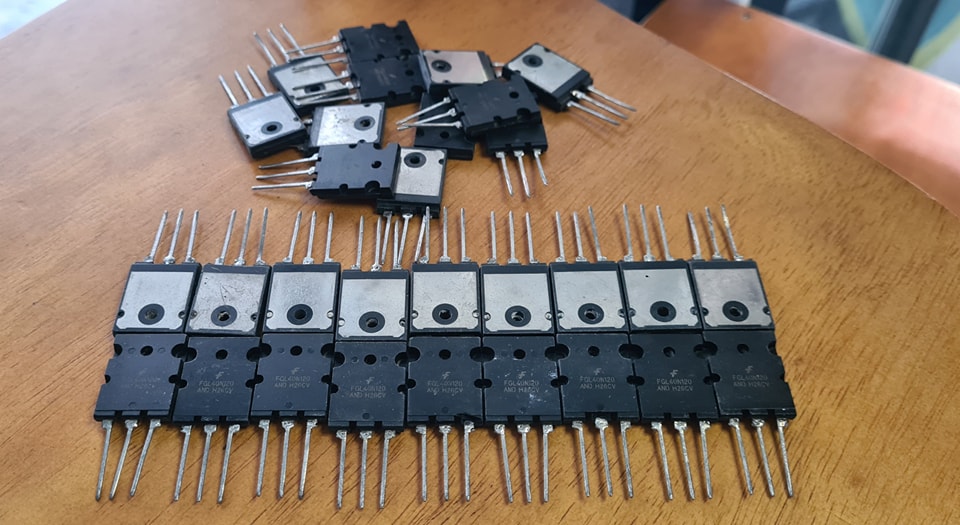 FGL40N120AND IGBT 40A 1200V สำหรับซ่อม เครื่องเชื่อมไฟฟ้า ระบบอินเวอร์เตอร์ เตาแม่เหล็กไฟฟ้า