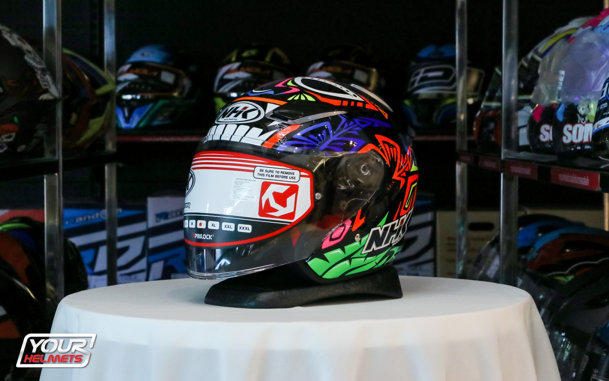 หมวกกันน็อค NHK HELMETS รุ่น R1 REMI GRADNER HALF