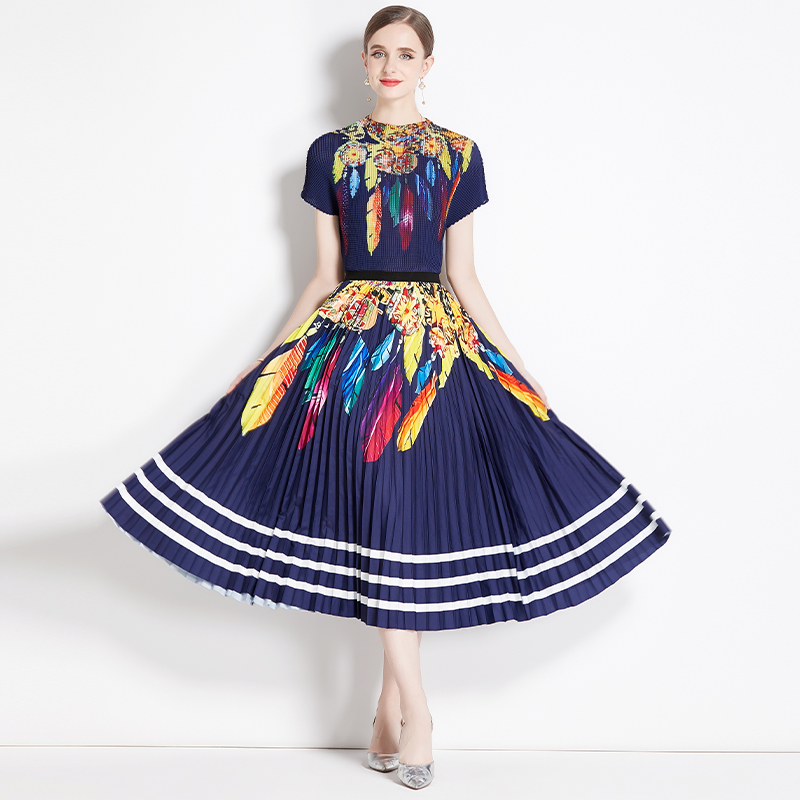 ชุดเดรสยาวสวยๆ ชุดเดรสยาวใส่สบาย ใส่ทำงาน มีขนาดS M L XL 2XL
