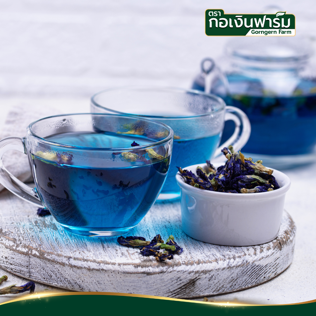 อัญชันแห้ง Dried Butterfly Pea ตรากอเงินฟาร์ม