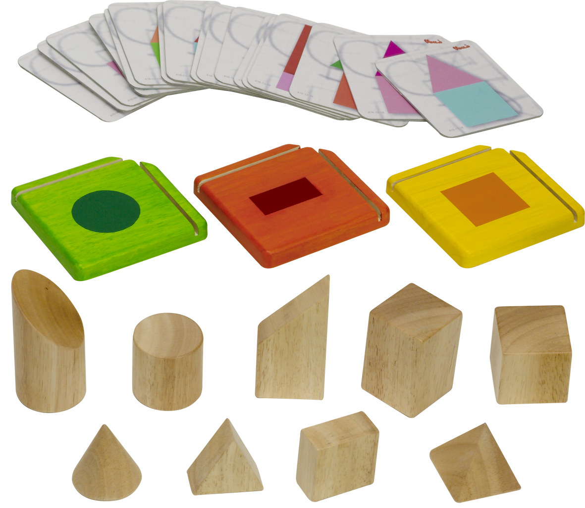 จับคู่เงาสามมิติ ของเล่นฝึกทักษะการคิด ของเล่นไม้ ของเล่นฝึกสมอง