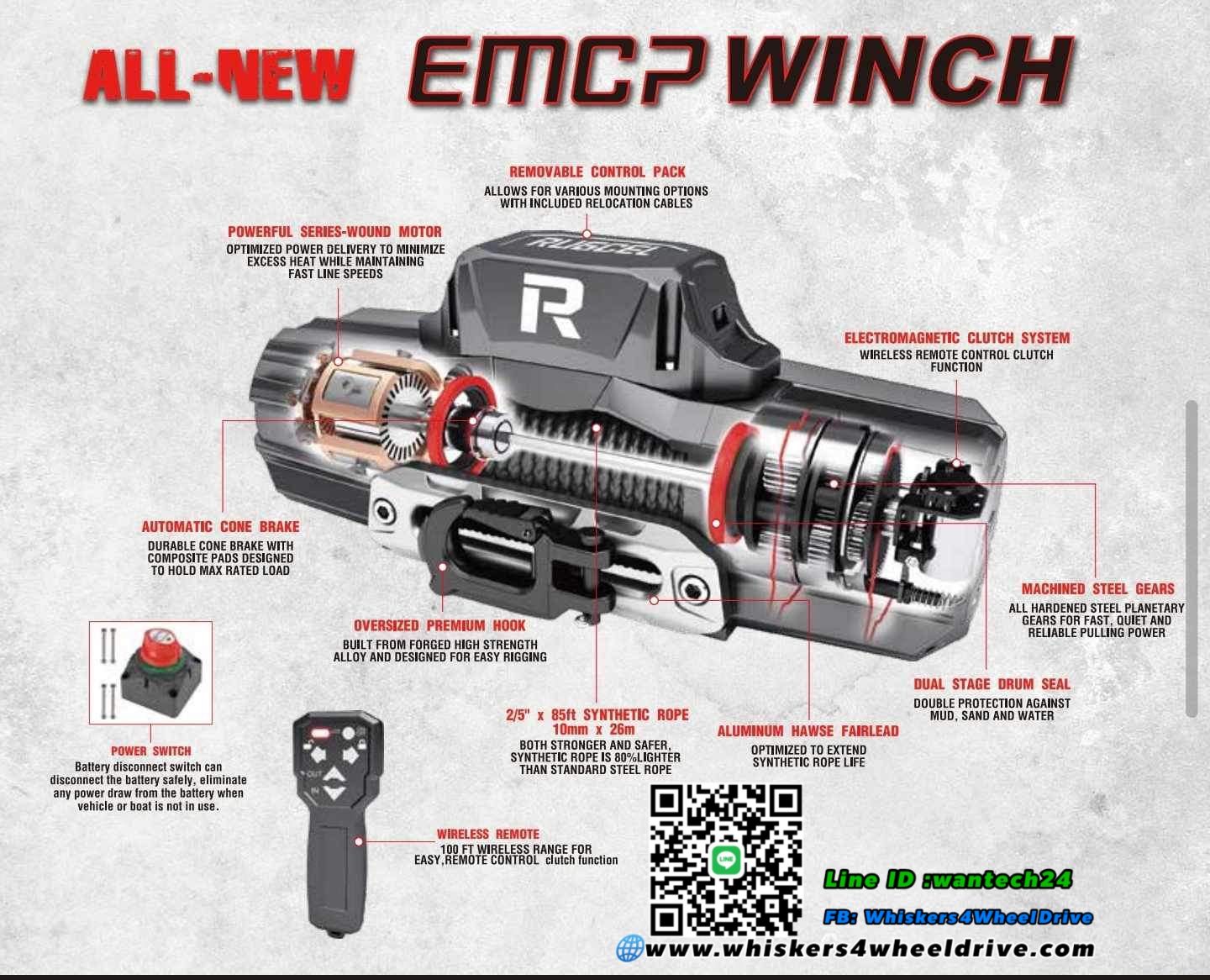 วิ้นซ์ 13500 ปอนด์ EMCP ( ปลดล็อคไฟฟ้า )