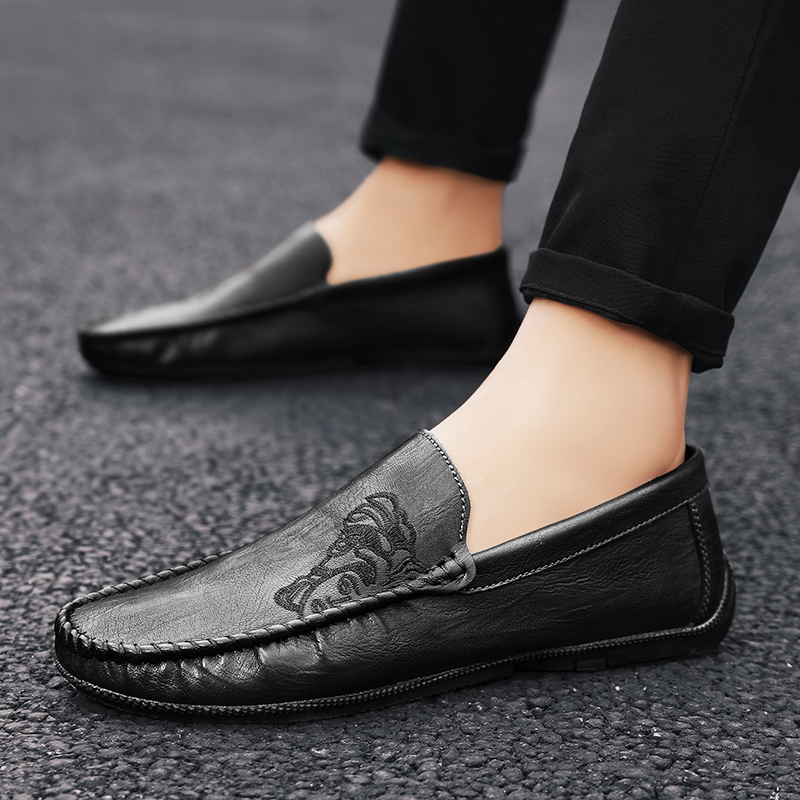 รองเท้าหนังผู้ชาย มีไซส์39-44 รองเท้าโลฟเฟอร์ชาย Slip-On Shoes มีขนาด39-44