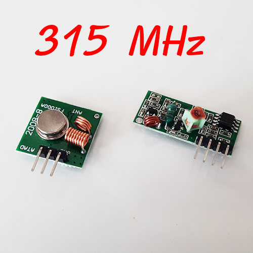 โมดูลไร้สาย 315 Mhz RF transmitter และ receiver Moduleสำหรับ arduino และ Raspberry Pi