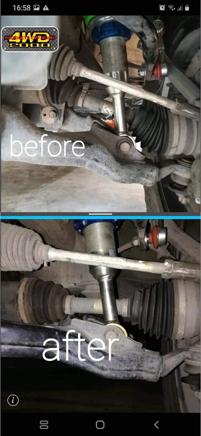 ชุดดร็อปเพลาขับหน้า Vigo