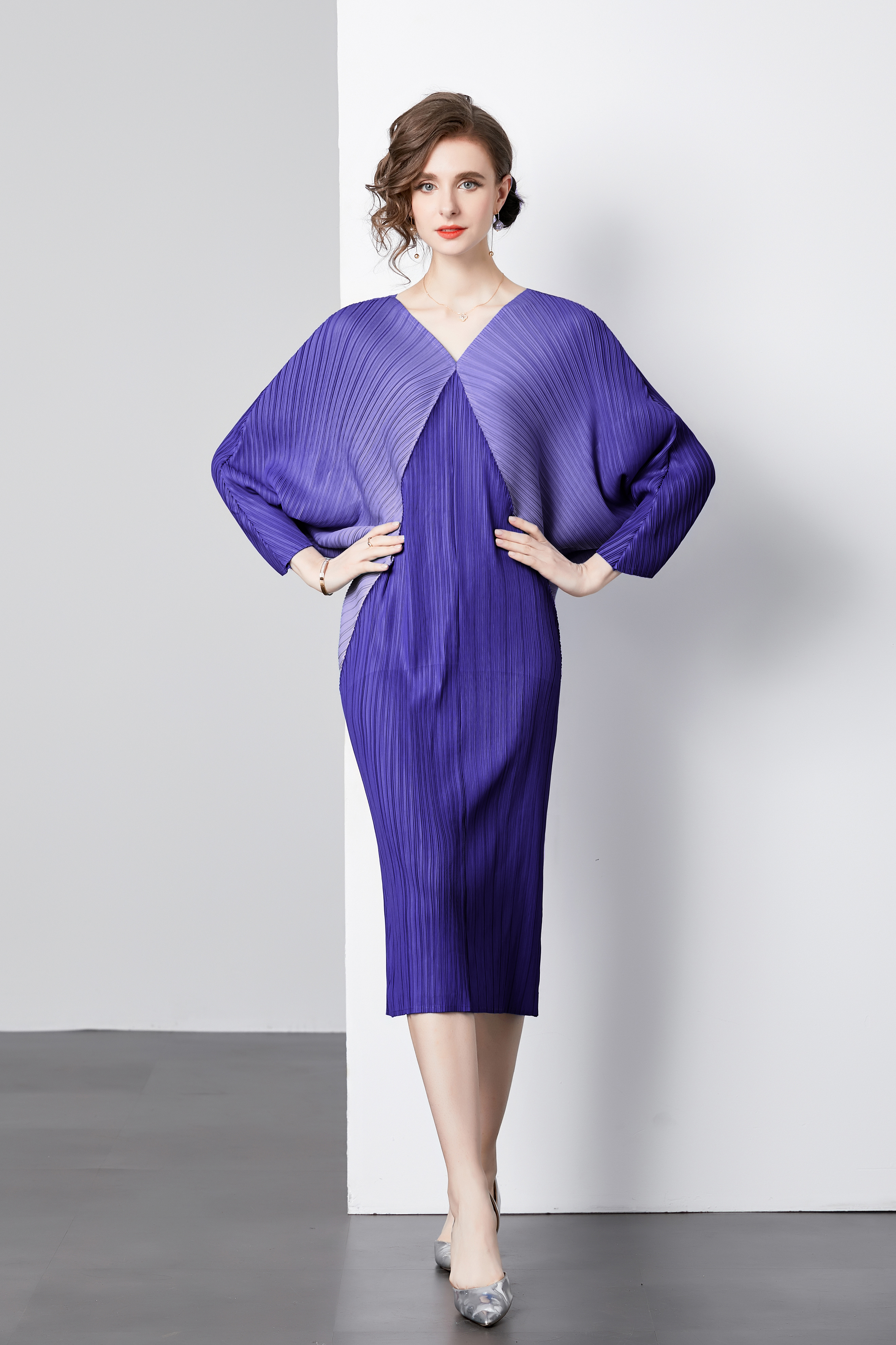 ชุดเดรสยาวสวยๆ ชุดเดรสยาวใส่สบาย ใส่ทำงาน มีขนาดS M L XL 2XL