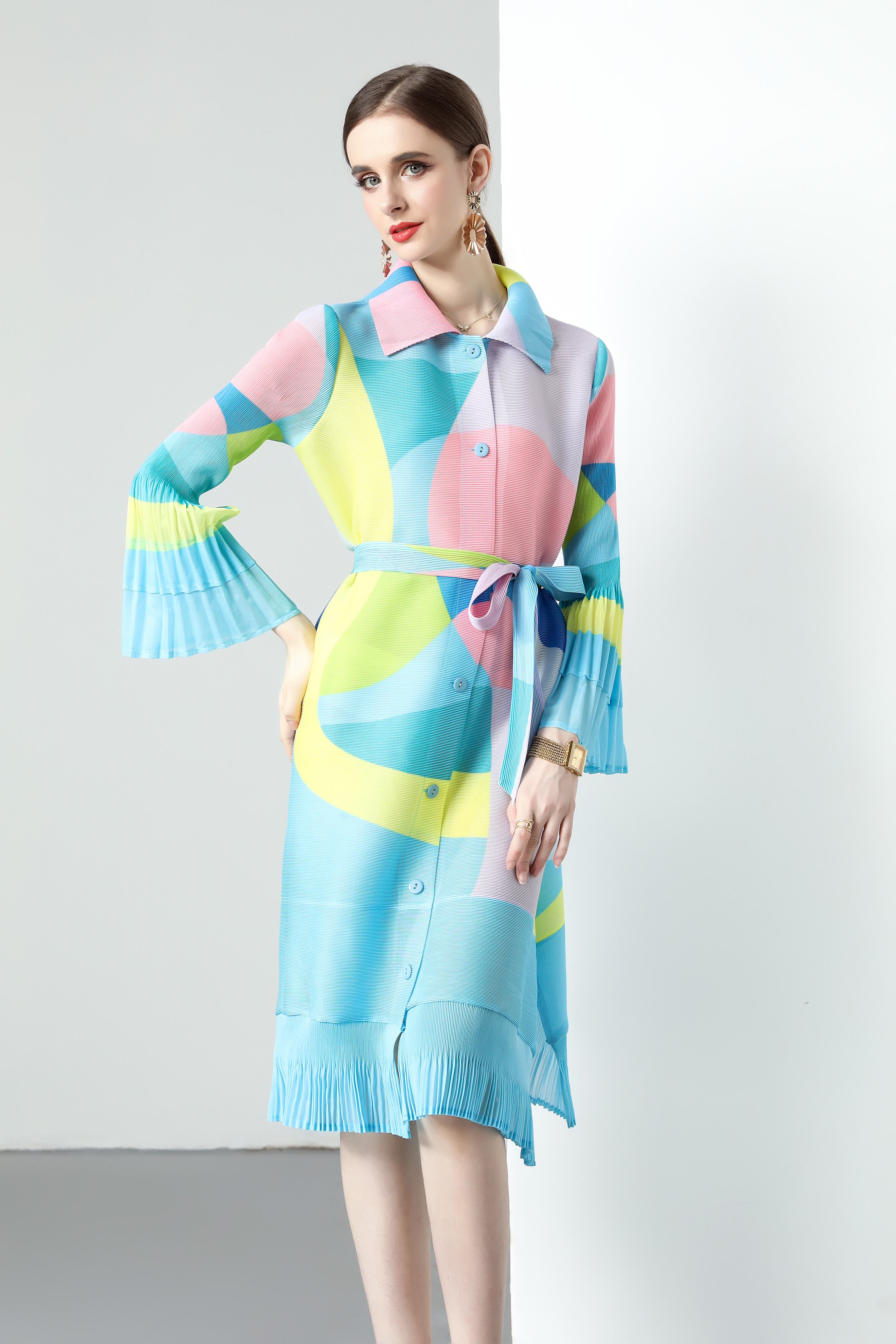 ชุดเดรสยาวสวยๆ ชุดเดรสยาวใส่สบาย ใส่ทำงาน มีขนาดS M L XL 2XL