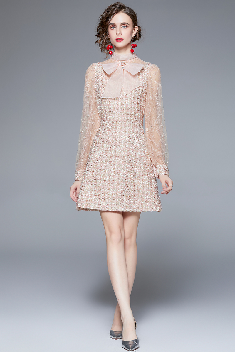 ชุดเดรสยาวสวยๆ ชุดเดรสยาวใส่สบาย ใส่ทำงาน มีขนาดS M L XL 2XL
