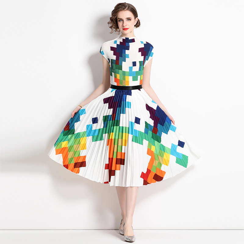 ชุดเดรสยาวสวยๆ ชุดเดรสยาวใส่สบาย ใส่ทำงาน มีขนาดS M L XL 2XL