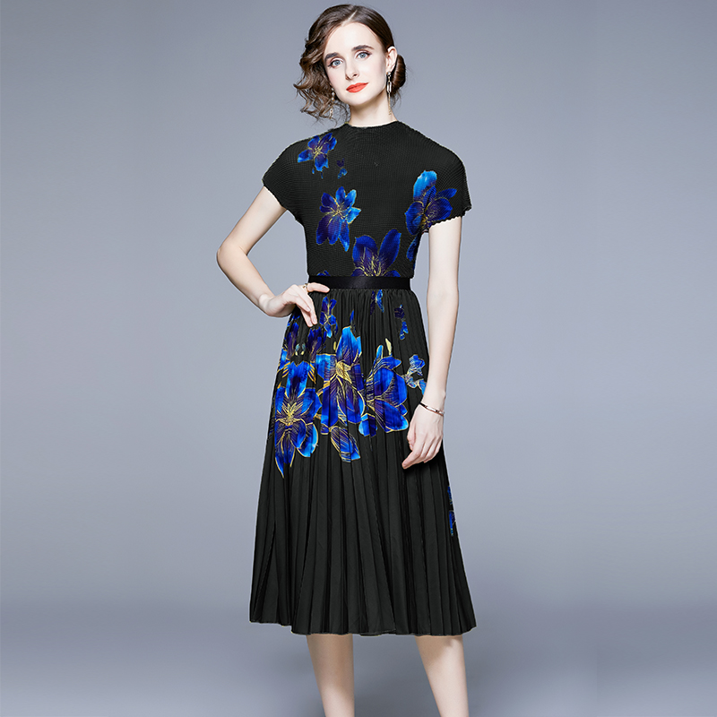 ชุดเดรสยาวสวยๆ ชุดเดรสยาวใส่สบาย ใส่ทำงาน มีขนาดS M L XL 2XL