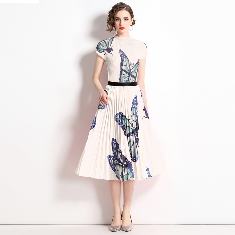 ชุดเดรสยาวสวยๆ ชุดเดรสยาวใส่สบาย ใส่ทำงาน มีขนาดS M L XL 2XL