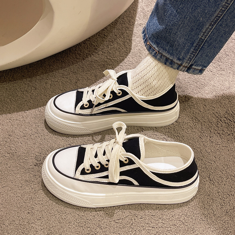 รองเท้าผ้าใบผู้หญิง ใส่สบาย รองเท้าผ้าใบใส่เที่ยวผู้หญิง มีSIZE 35 36 37 38 39 40