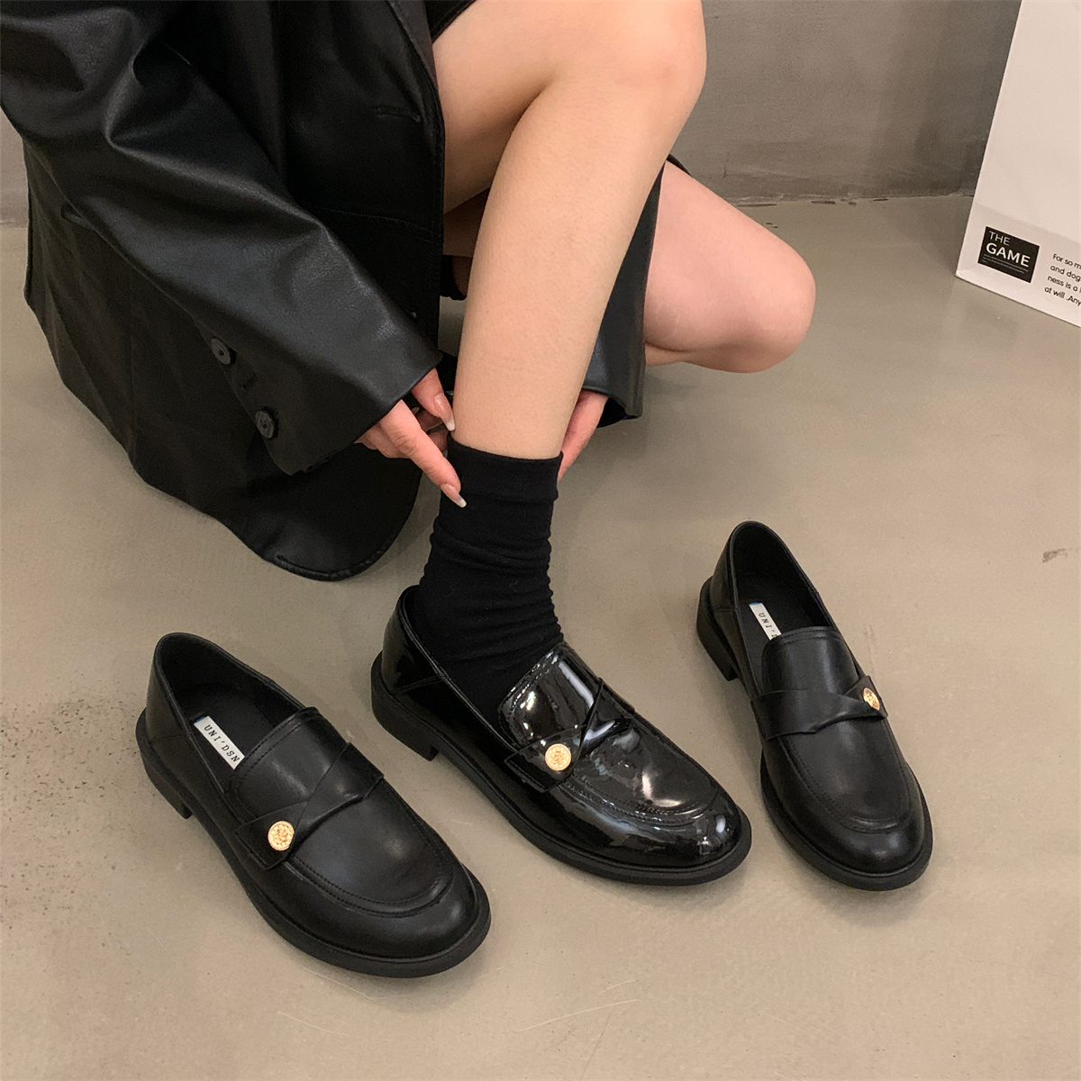 รองเท้าคัทชูผู้หญิงส้นเตี้ย ใส่สบาย มีขนาด35-43
