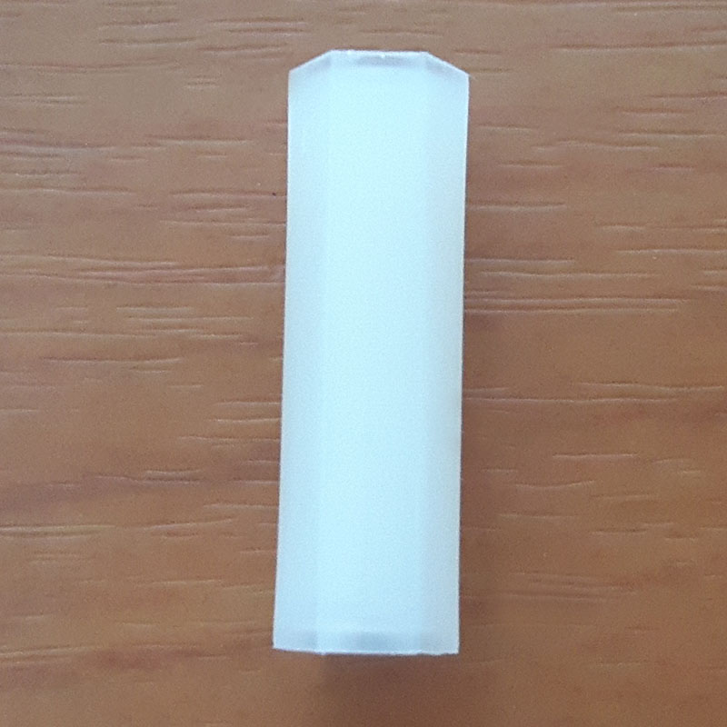 ไนลอนสเปสเซอร์ เมีย-เมีย หกเหลี่ยม ขนาด M3 ยาว 20 ม.ม. Plastic PC Male to Female M3x20mm Hex Nylon Standoff Spacer