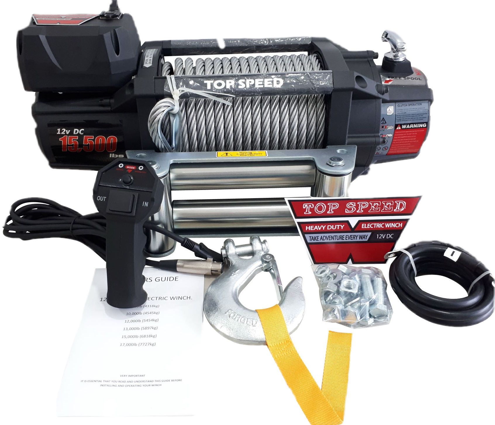 มอเตอร์วินซ์ 15500 ปอนด์ 12v